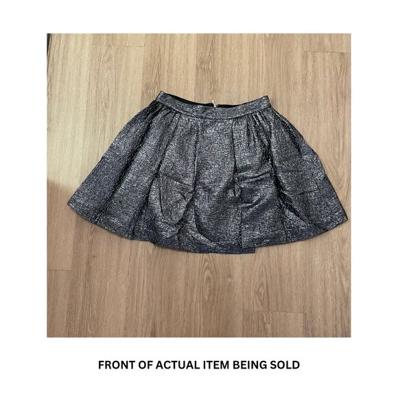 Kate Spade Skirt the Rules Metallic Aimee Skirt - Size 10 - Picture 2 of 6